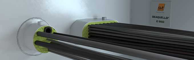 一種艦船和海上項目專用的多重管線貫穿密封防火系統SVT E950