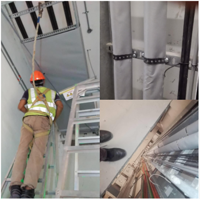 替代傳統防火涂料,SVT防火繃帶保障風電機組塔筒內部線纜的安全